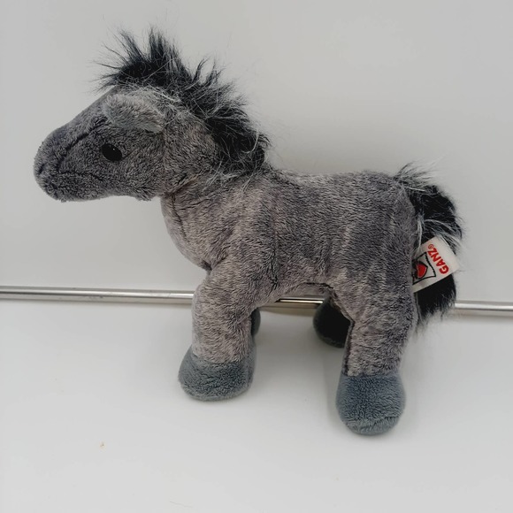 Ganz WEBKINZ Gray Arabian Horse w/code HM098 11" Length - Picture 2 of 10